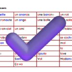 aa premade list of practice words with the sound