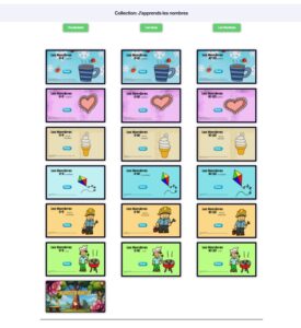 Counting and learning numbers using vocab from language building