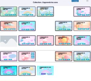 The sounds collection has almost all the alphabet sounds complete.